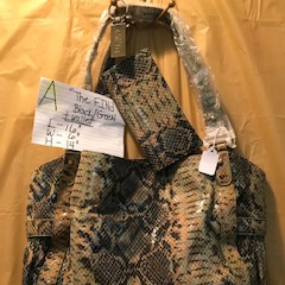 NWT The Find Leather Bag Vintage w/ Wallet & Keychain